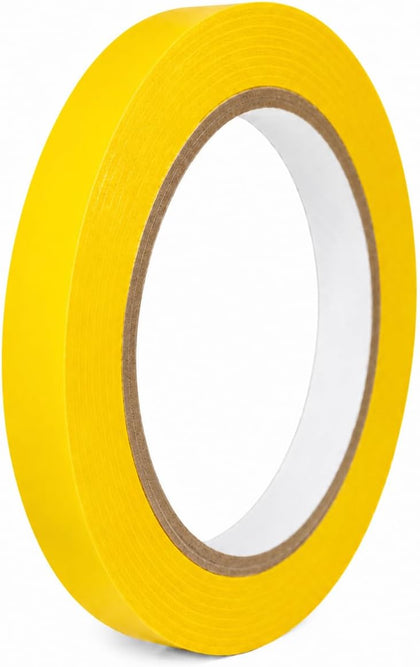CVT-536 Yellow Vinyl Floor Marking Tape, 1/2 x 36 Yards | Dance Floor Tape; Gym Lane Marking; Vehicle and Boat