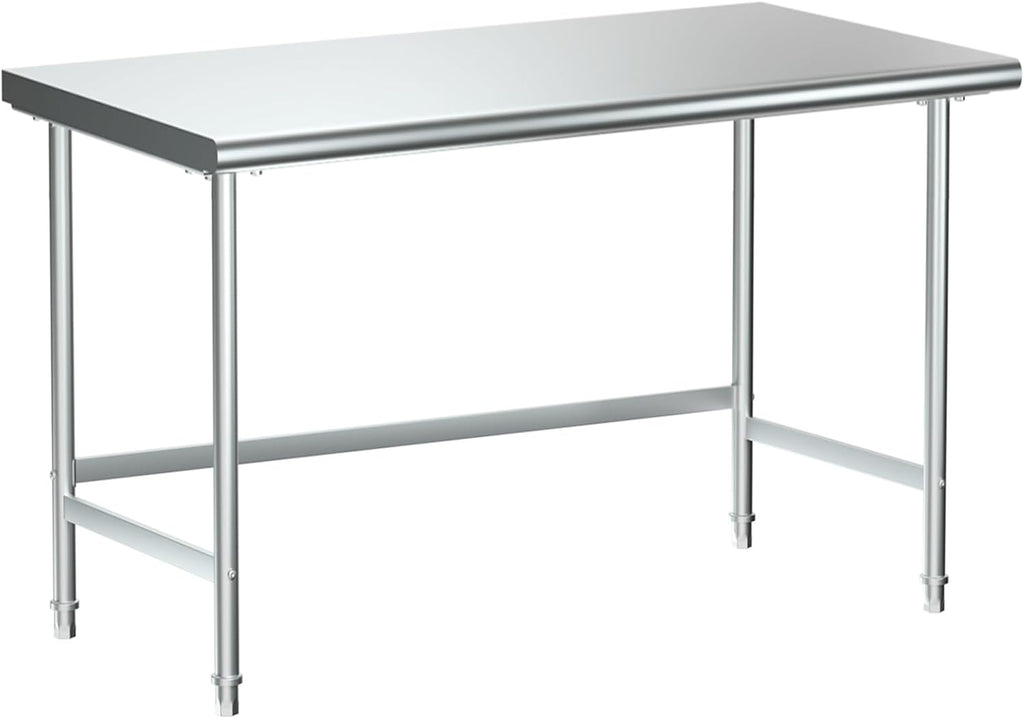 Open Base Stainless Steel Table 30"x60" Commercial Prep Work Table
