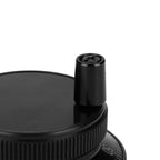 5V 60MM Hand Wheel Pulse Encoder Mill Router Manual Control Aviation Aluminum Rotary Knob Encoder for CNC System (Black)