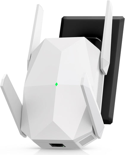 WiFi Extender, 2026 30X WiFi 6 Booster AX3000 | (5.8/2.4GHz) 25639 sq.ft Long Range and 150+ Devices, WiFi Extender