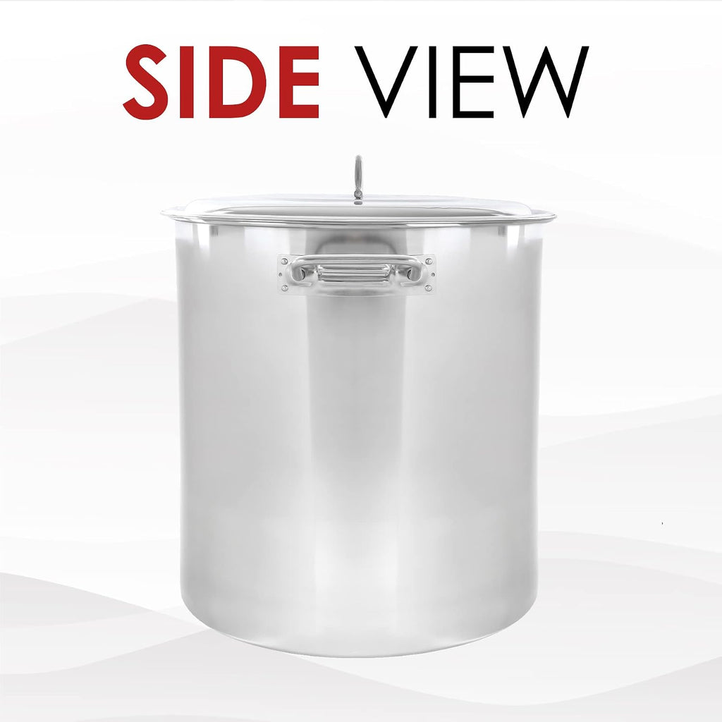 Cookware Stainless Steel Stock Pot Cookware, 40-Quart