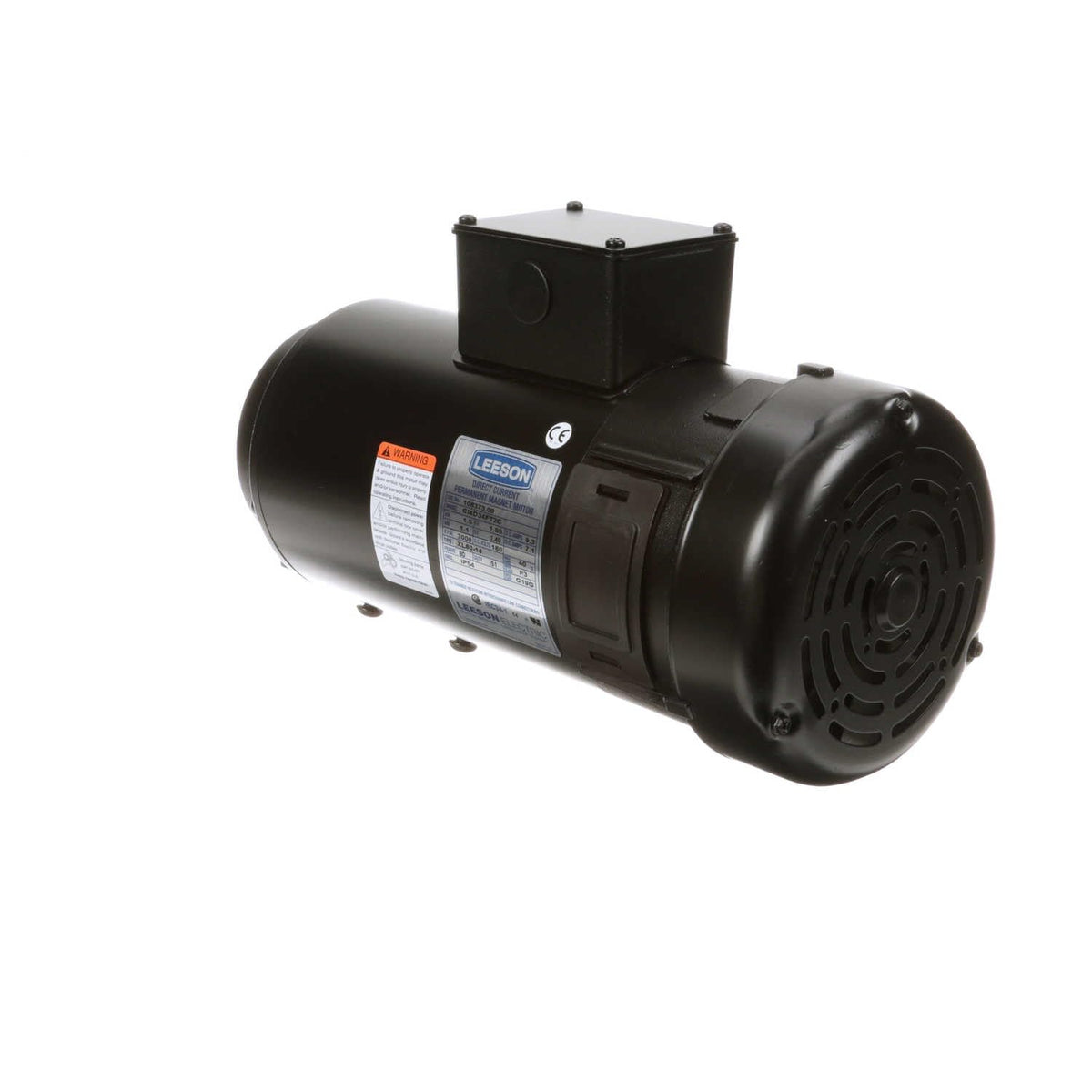 Leeson 108373.00 SCR Rated DC Motor, 80D Frame, Special Mounting, 1 1/2HP, 3000 RPM, 180V Voltage