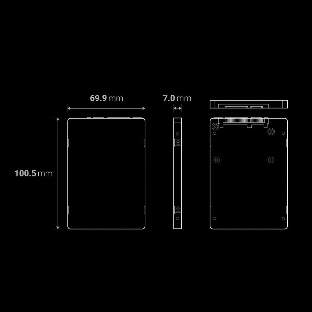 1TB Internal SSD, SATA III 2.5-inch, Silver S32 Series, TLC NAND Flash, 560MB/s Read Speed, 510MB/s Write Speed