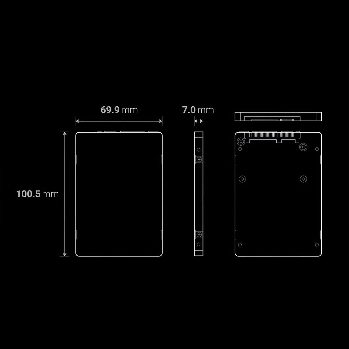 1TB Internal SSD, SATA III 2.5-inch, Silver S32 Series, TLC NAND Flash, 560MB/s Read Speed, 510MB/s Write Speed