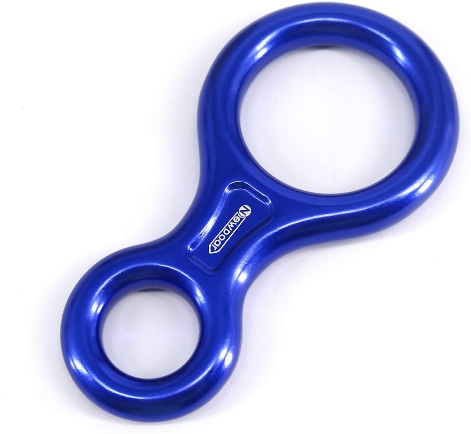 Climbing Gear Downhill Equipment, Descender Rappel Rock Climbing Descending Belaying Equipment Rescue Figure 8