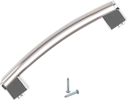 WB15X26821 Door Handle Replacement Compatible with GE Microwave Oven JVM6175SK2SS JVM7195SK3SS JVM6175SK1SS JVM6175EK2ES JVM7195SK1SS, 4464467 AP6024408 PS11736302 EAP11736302
