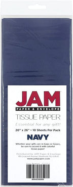 Tissue Paper - Navy Blue - 10 Sheets/Pack