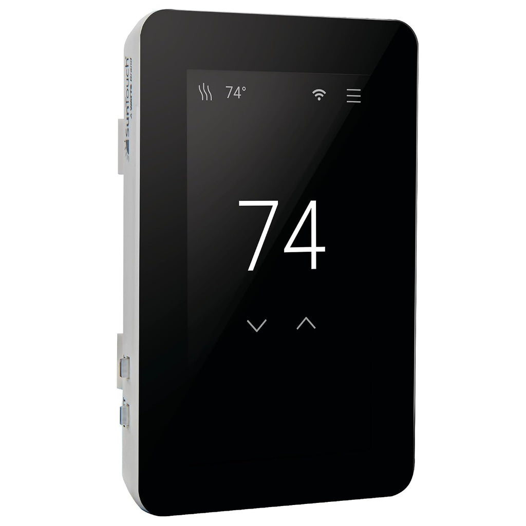 SunStat CommandPlus Touchscreen Programmable Smart Wi-Fi Thermostat for Electric Floor Heating Systems, 4.3" Screen
