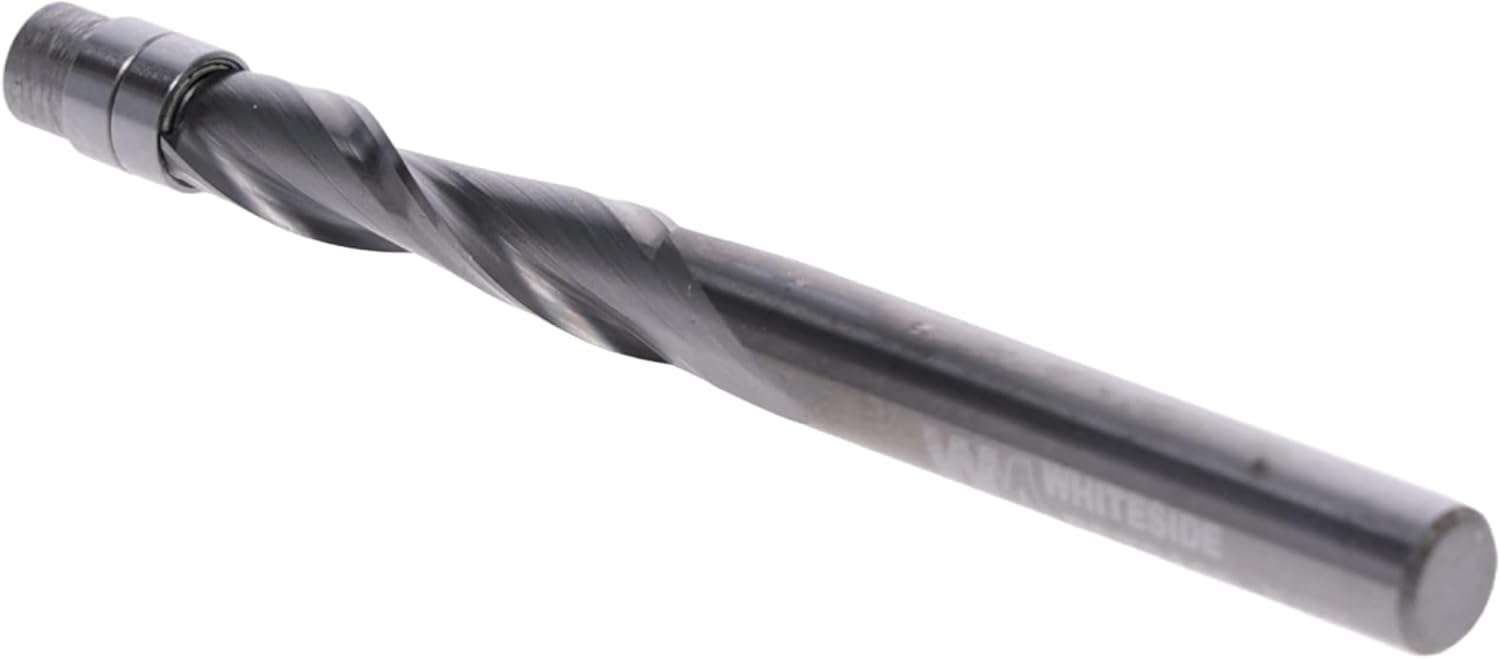 Whiteside RFT2100 Spiral Upcut Flush Trim Router Bit: 1/4 Inch Cutting Diameter, 1/4 Inch Shank, 1 Inch Cutting