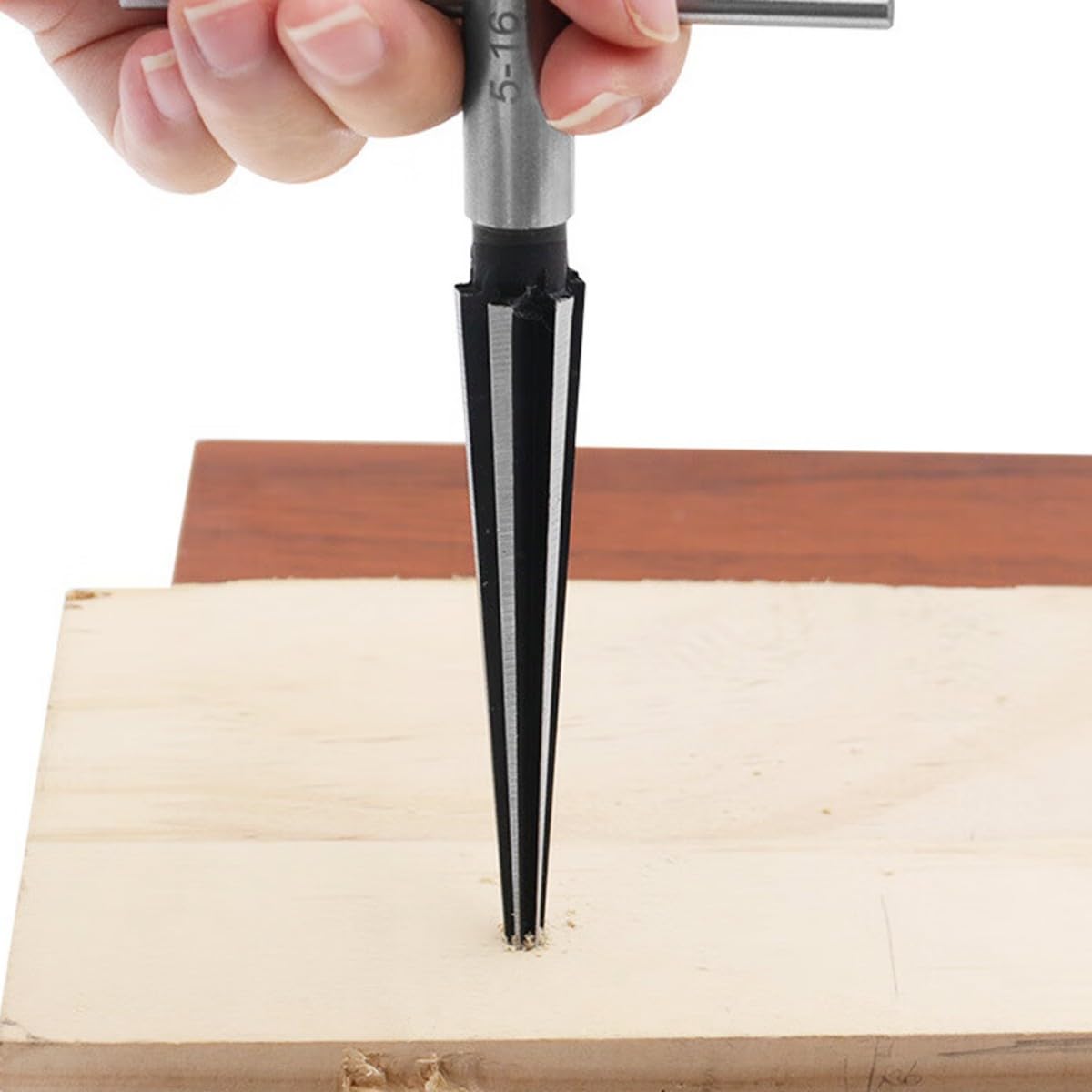 Wolfride 2Pcs T Handle Tapered Hand Reamer Set, 3-13mm & 5-16mm