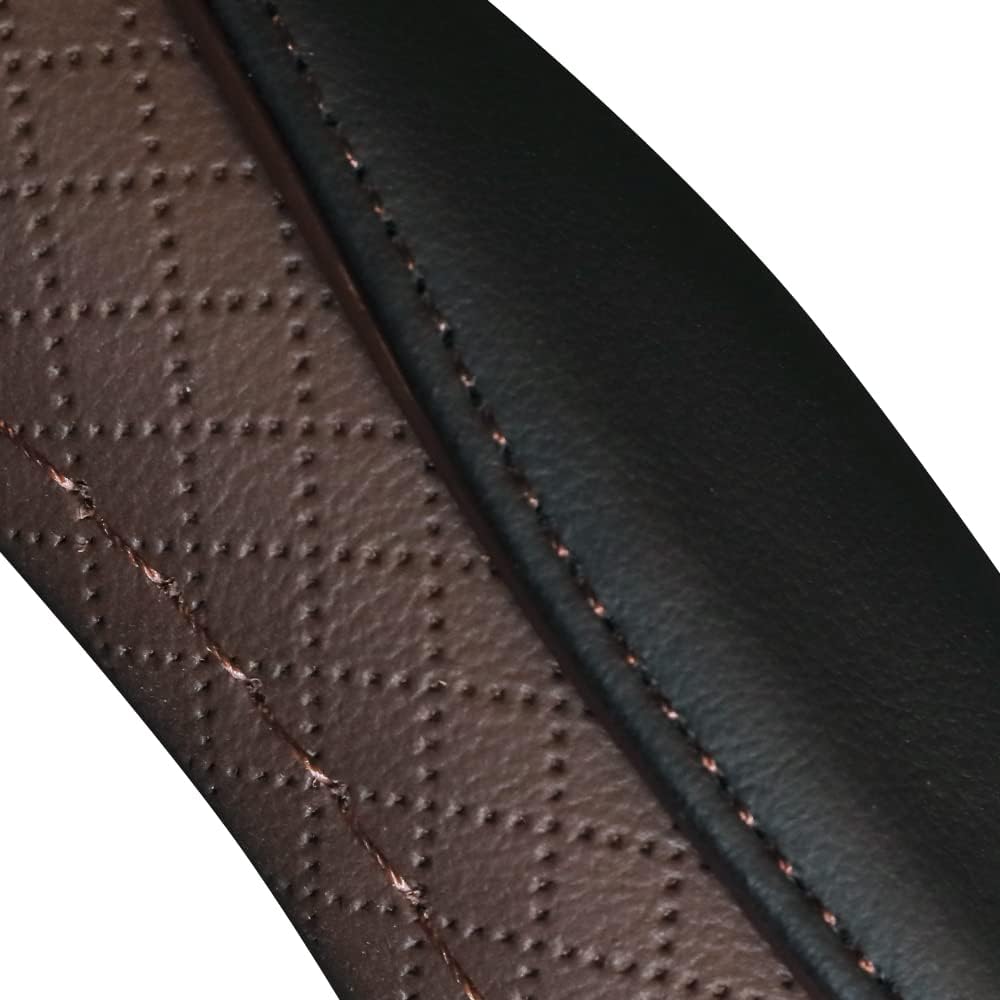 Gomass Car Steering Wheel Cover, Anti-Slip, Safety, Soft, Breathable, Heavy Duty, Thick, Full Surround, Sports Style