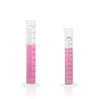 Labvida 2pcs Plastic Autoclavable Graduated Cylinders, 500ml 1000ml, LVF004