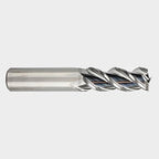 YG-1 28595 Carbide Alu-Power Square End Mill, 3 Flute, 45 Degree Helix, Regular Length, Uncoated Finish, 3-1/2" Length, 5/8"