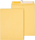 9x12 QuickStrip EasyClose Catalog Envelopes, Brown Kraft, 100ct