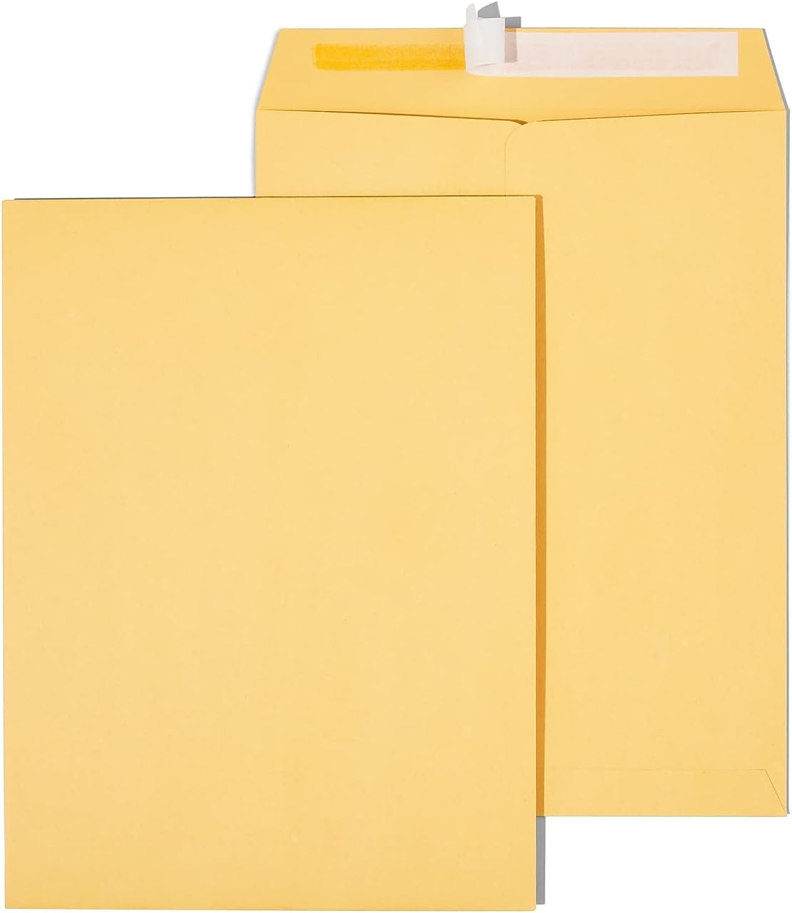 9x12 QuickStrip EasyClose Catalog Envelopes, Brown Kraft, 100ct