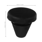 15pcs Black Silicone Stove Grate Feet for Oven Racks, Snap-in