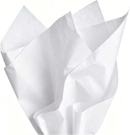 White Tissue Paper, 60 Sheets, 26 x 20 Inches, Gift Bags & Wrapping