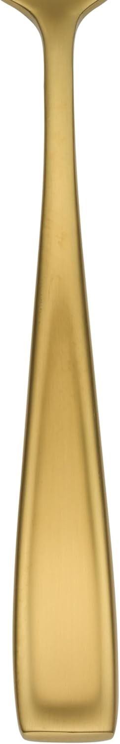 Moda Gold Satin 20-Piece 18/10 Silverware Set for 4, Flatware