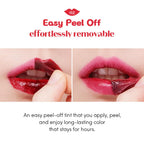 Dear Darling Peel-Off Lip Stain, Blood Wine, Waterproof