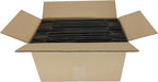 6x4x2'' Small Shipping Boxes 25 Pack, Black Corrugated Cardboard Literature Mailers, Mailing Packaging Supplies for