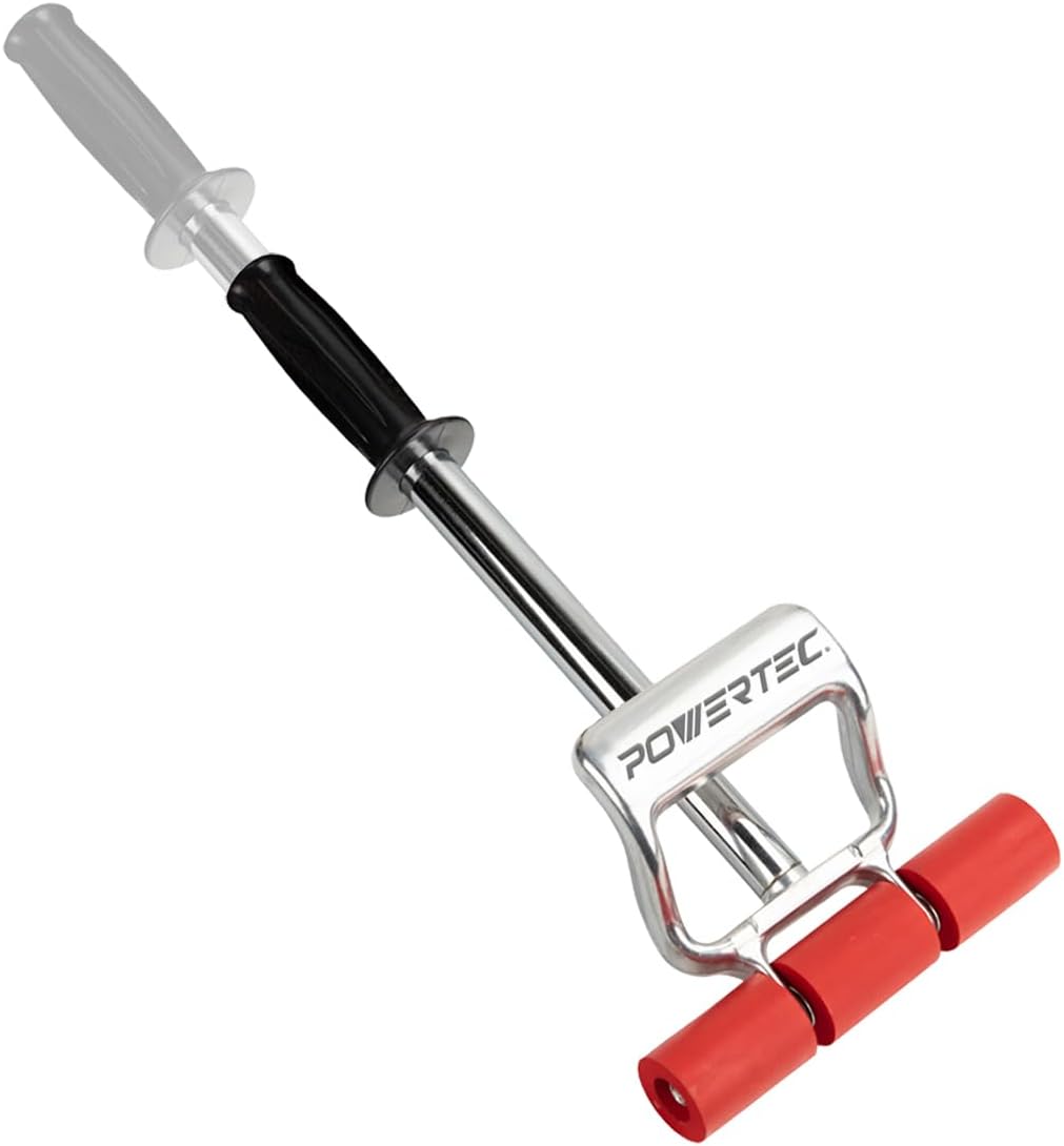 Vinyl Flooring, Tile & Linoleum Roller with Extendable 17" to 27" Handle & 12" Long Handle J Roller, 1-1/2 Inch
