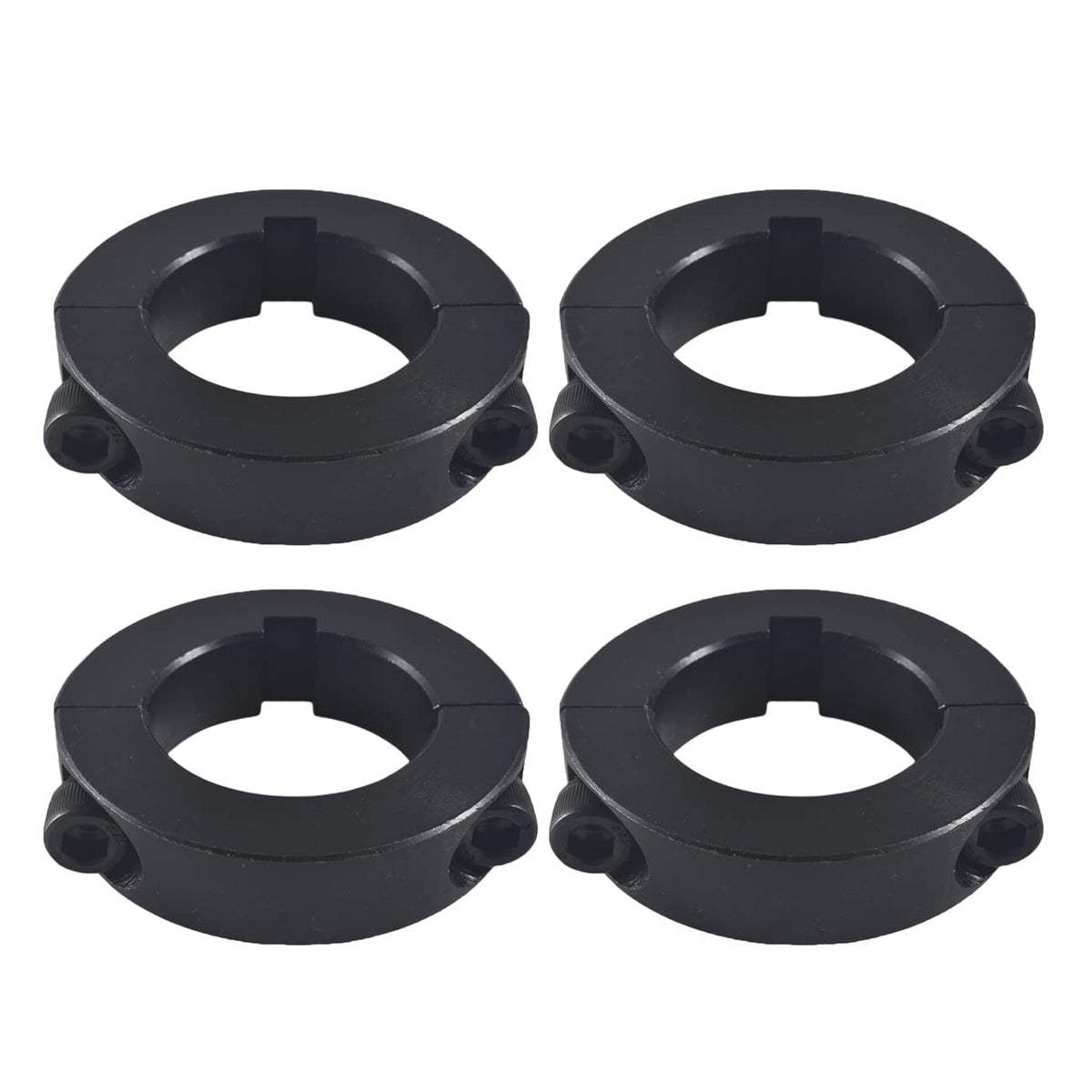 SJVLXHI 4 x 1-1/4" Lock Collar,Go Kart Axle Sprocket Hub Bearing Clamps