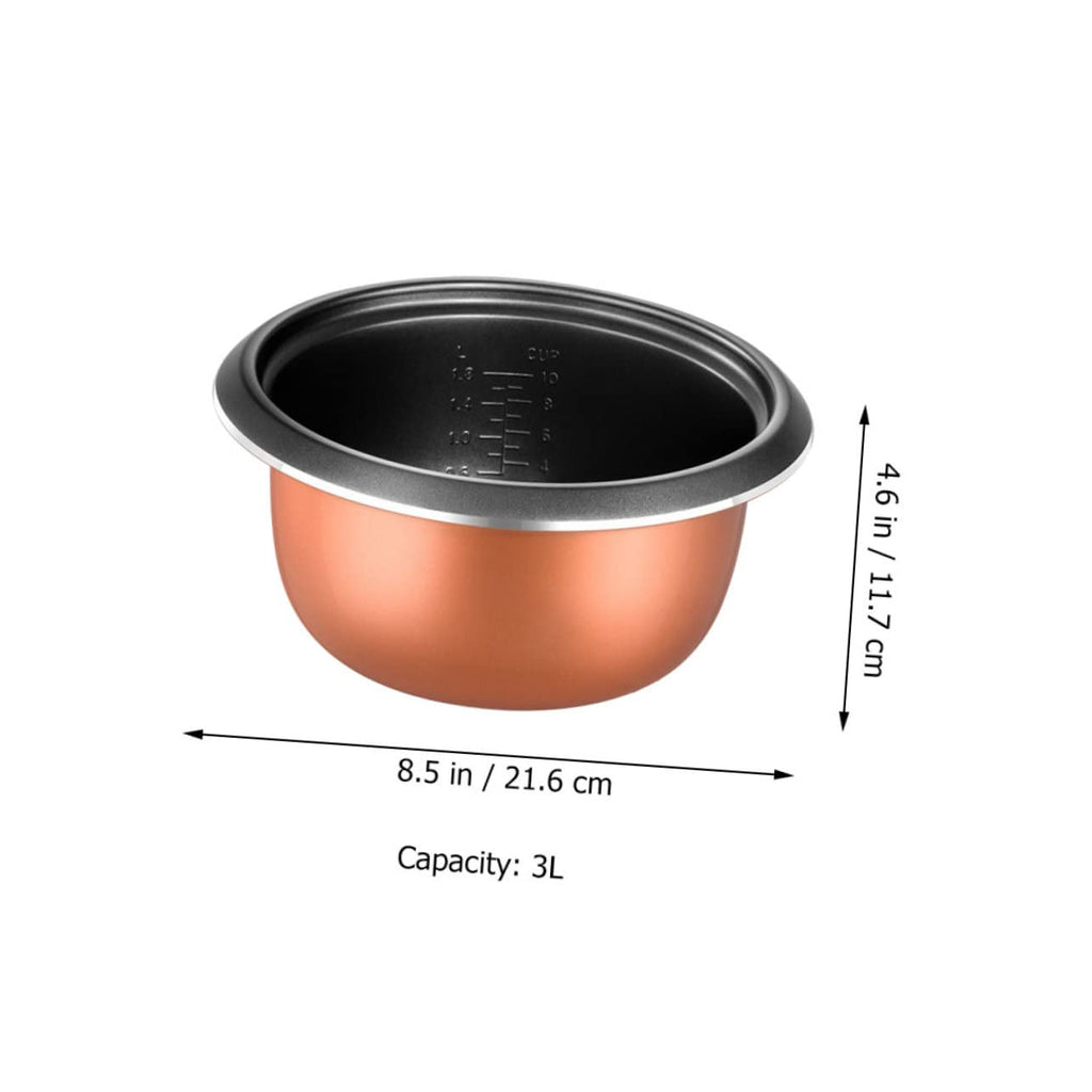 3l Nonstick Rice Cooker Replacement Inner Pot with Honeycomb Design