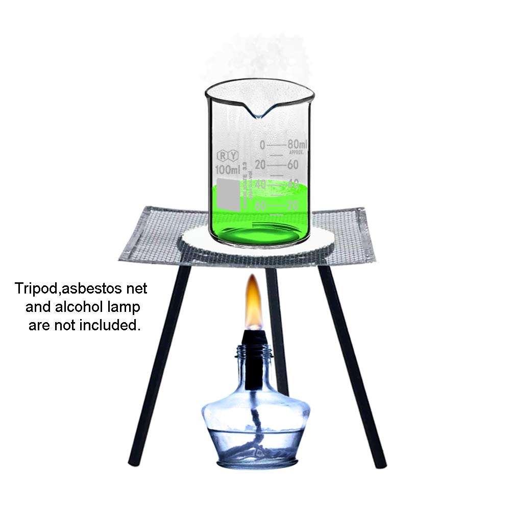 4-Piece Borosilicate Glass Beaker Set, 10-250 mL