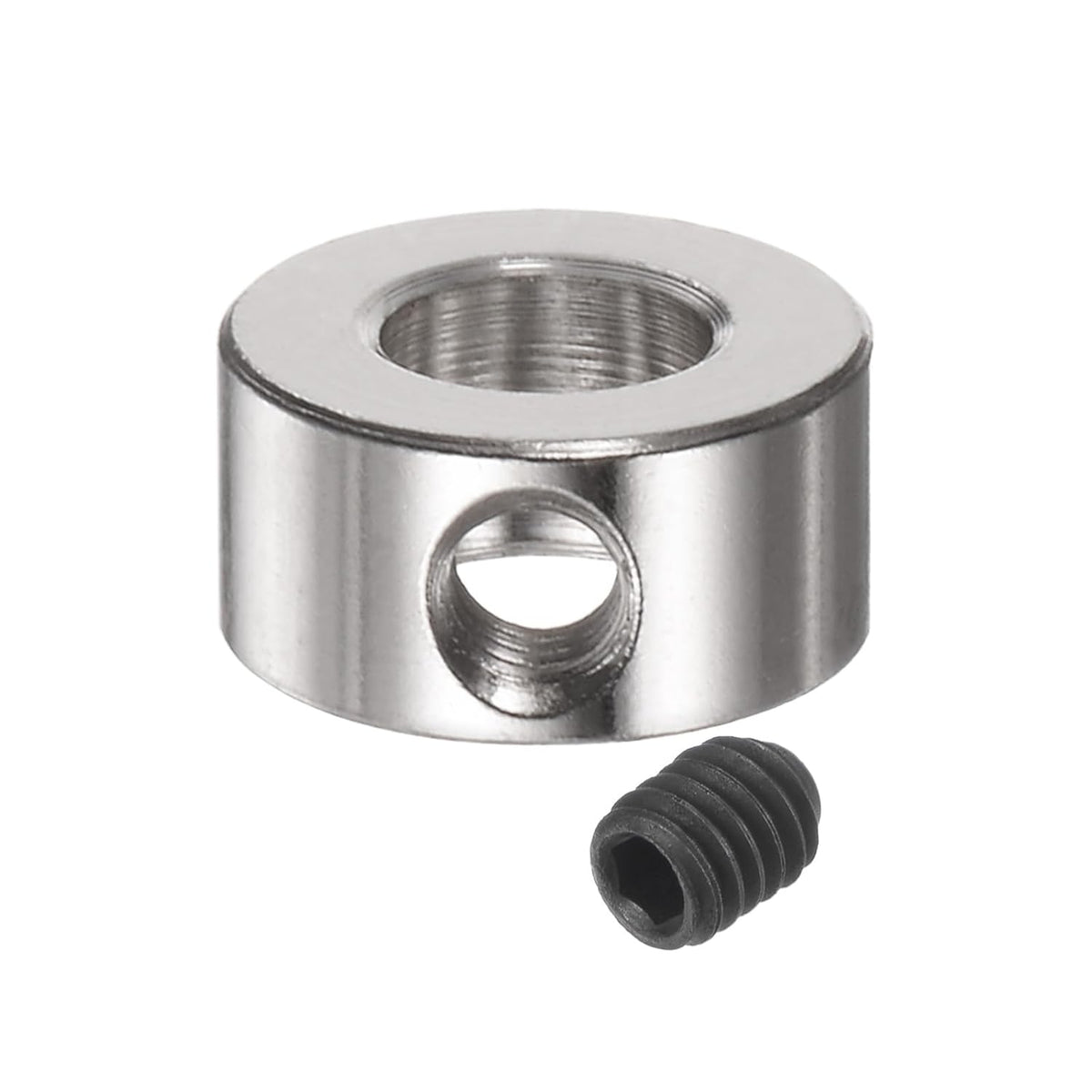 uxcell 10pcs Set Screw Shaft Collars 5.05mm Bore 10mm OD