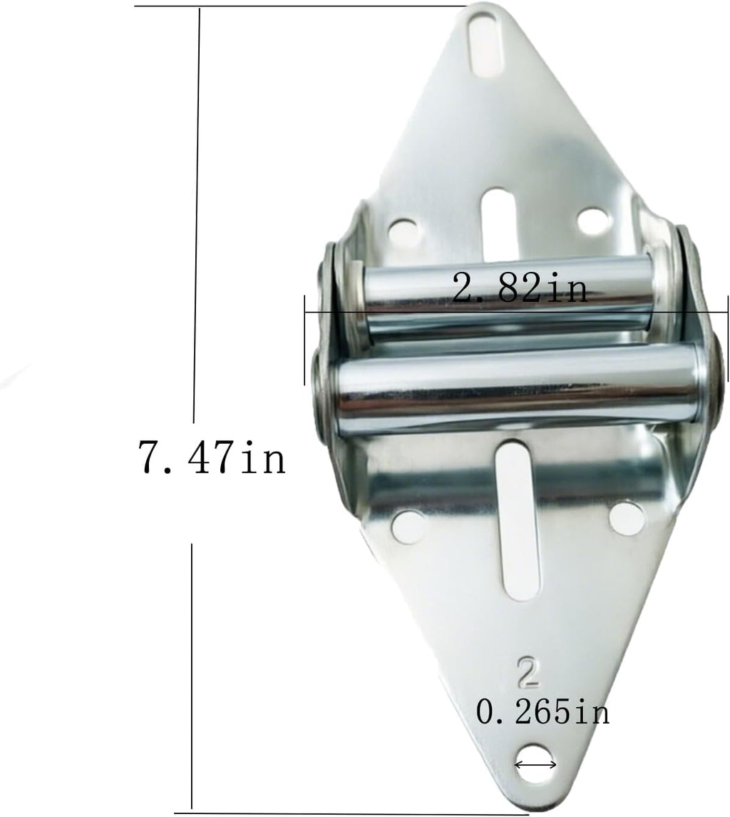 #2 Garage Door Hinge and Roller Kit, 6200ZZ Dual Sealed Bearings