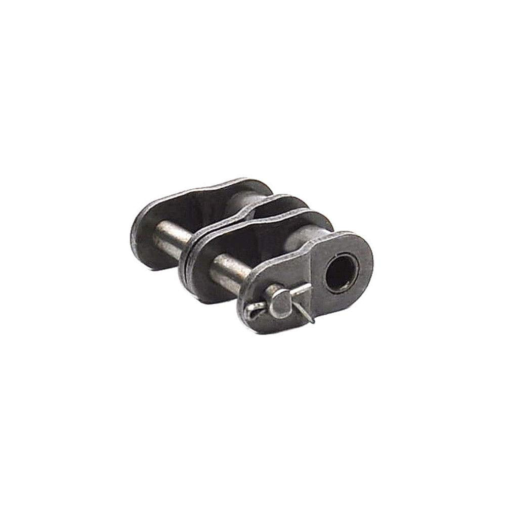 #50-2 Double Strand Roller Chain Connecting Link Half Link for 10A-2 Chain x2Pcs