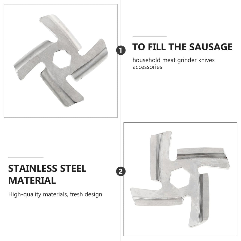 MAGICLULU Meat Grinder Blades Stainless Steel Replacement Blades