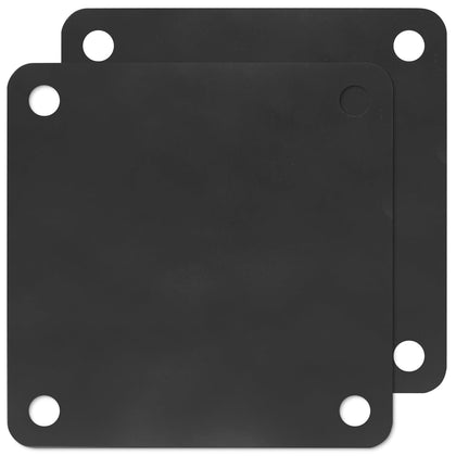2 Pcs 8 X 8 X 5/16 Inch A36 Steel Plate Hot Rolled ith 4 Holes | Steel Base for Construction Boards, Structure