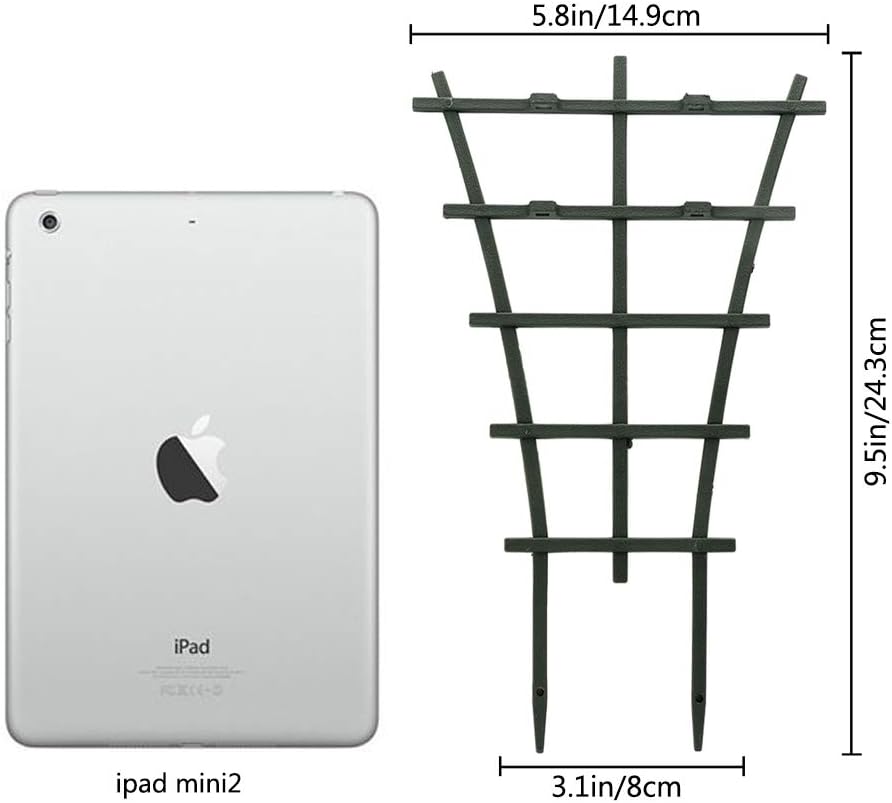 Plant Trellis Indoor, 6Pcs Stackable Plant Trellis for Climbing Plants Indoor, Small Plant Climbing Trellis for