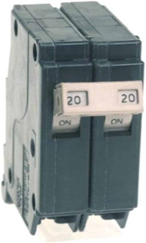 Cutler Hammer CH220 Circuit Breaker, 2-Pole 20-Amp