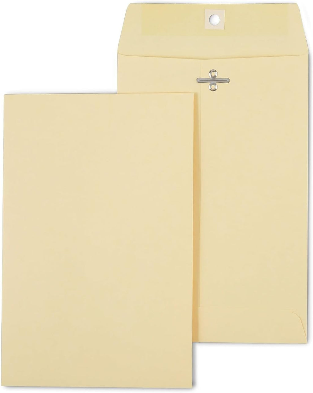 6x9 Extra-Heavyweight Clasp Envelopes, Manila, 100/Box