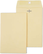6x9 Extra-Heavyweight Clasp Envelopes, Manila, 100/Box