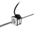 YEJMKJ Through Shaft Nema 17 Stepper Motor TR8x8 300mm 42x34mm 0.3Nm 1.5A