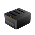 3 Bay Hard Drive Enclosure for 2.5“/3.5" SATA HDD/SSD with USB A/C 3.0, Hard Drive Enclosure Support Hot Swappable