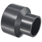 PATIKIL UPVC Reducer Pipe Fitting 3" x 2" Socket Schedule 80, Straight Coupling Adapter Connector, Gray