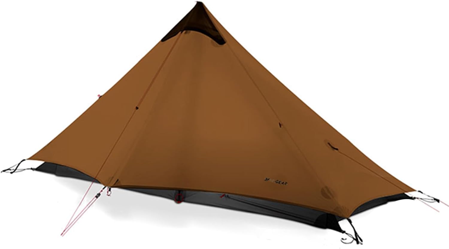 3FULGEAR Ultralight Tent for Backpacking, LANSHAN 1 Trekking Pole Tent 1 Person 3/4 Season Lightweight Easy Set Up