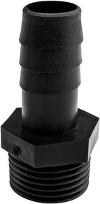 20 pcs 1/2" Barb x 1/2" NPT Male Connector, Plastic Hose Barb Fitting