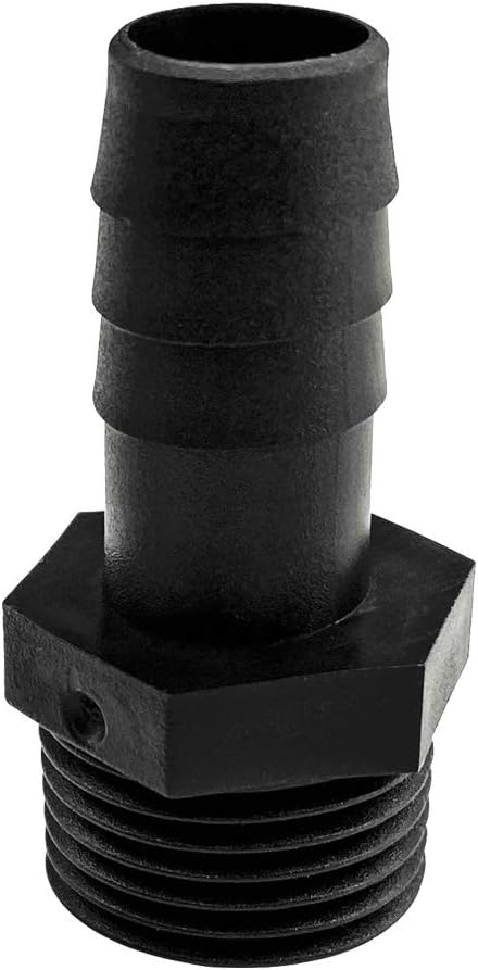 20 pcs 1/2" Barb x 1/2" NPT Male Connector, Plastic Hose Barb Fitting