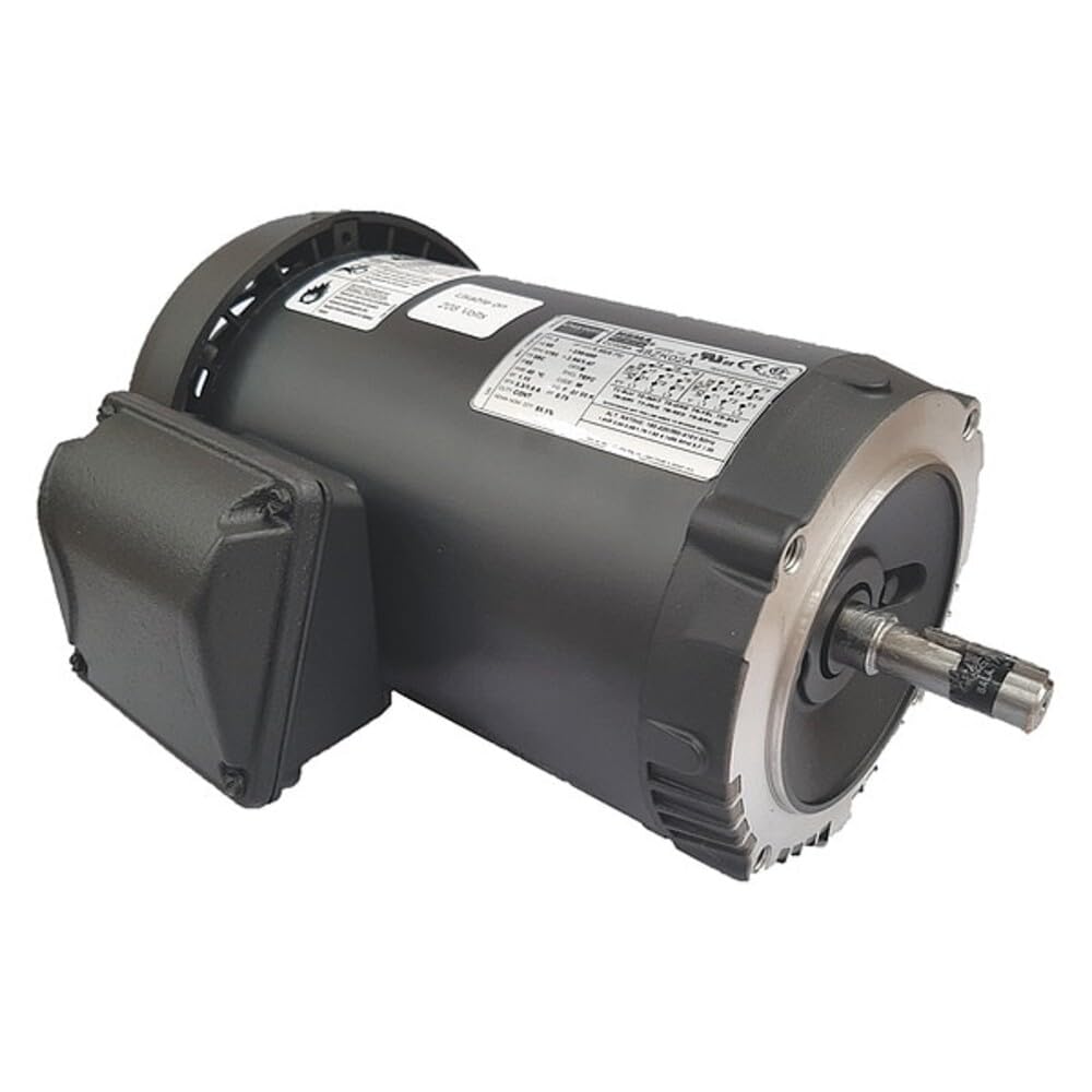 Three-Phase General Purpose Motor, 1 HP, 56C Frame, 230/460V AC Voltage, 1765 Nameplate RPM - 1 Each