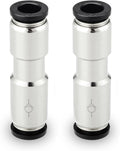 Yoebor 1/4" OD Check Valve Push to Connect Inline Air Pneumatic Valves 2pcs