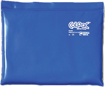 ColPac - Reusable Gel Ice Pack - Blue Vinyl - Standard - 11 in x 14 in (28 cm x 36 cm) - Cold Therapy for Knee, Arm