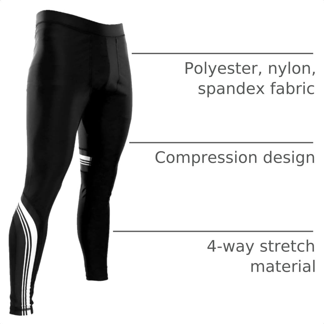 Core Compression Spats Jiu-Jitsu Tights No Gi BJJ Mens Leggings