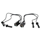 2Pcs Ignition Coil with Spark Plug Cap for Honda