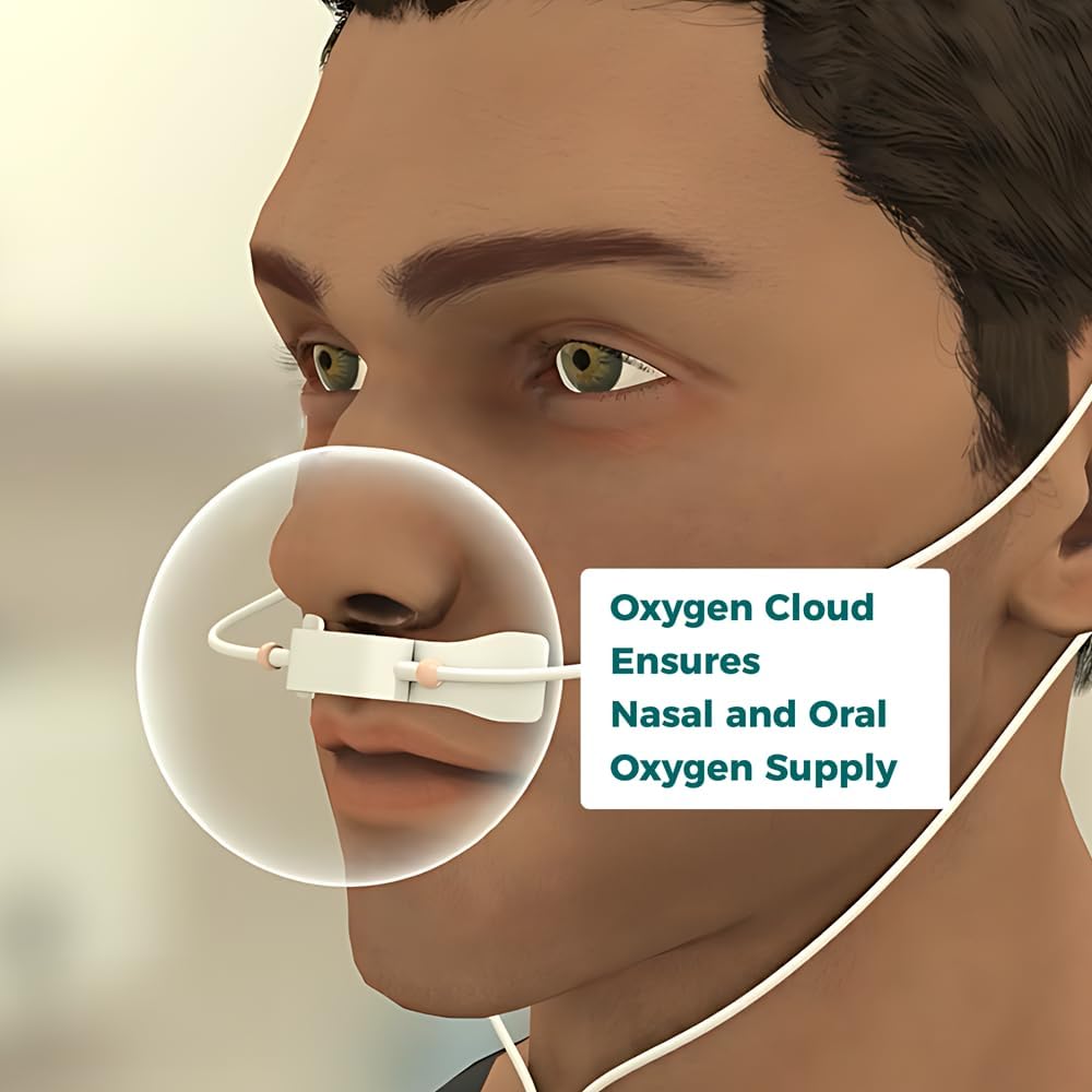 NasalOxy - Advanced Low-Flow Nasal Cannula | Comfort & Efficiency in Oxygen Delivery | COPD, Asthma, Sleep Apnea |