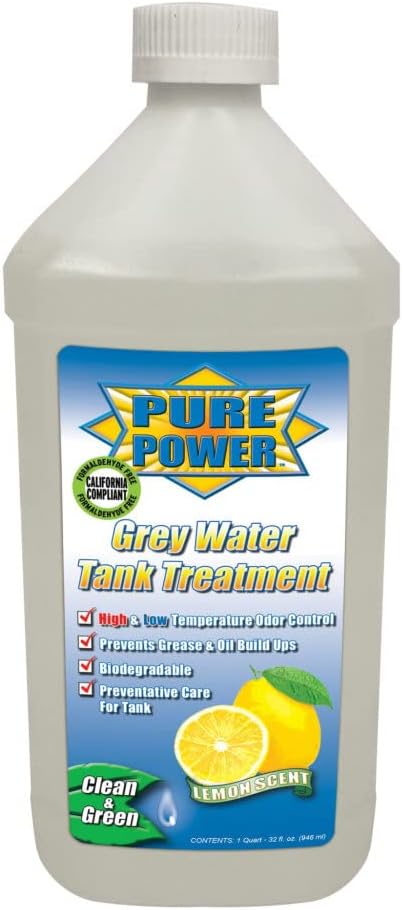 V23400 Pure Power Gray Water Tank Treatment - 32 oz., Lemon Scent